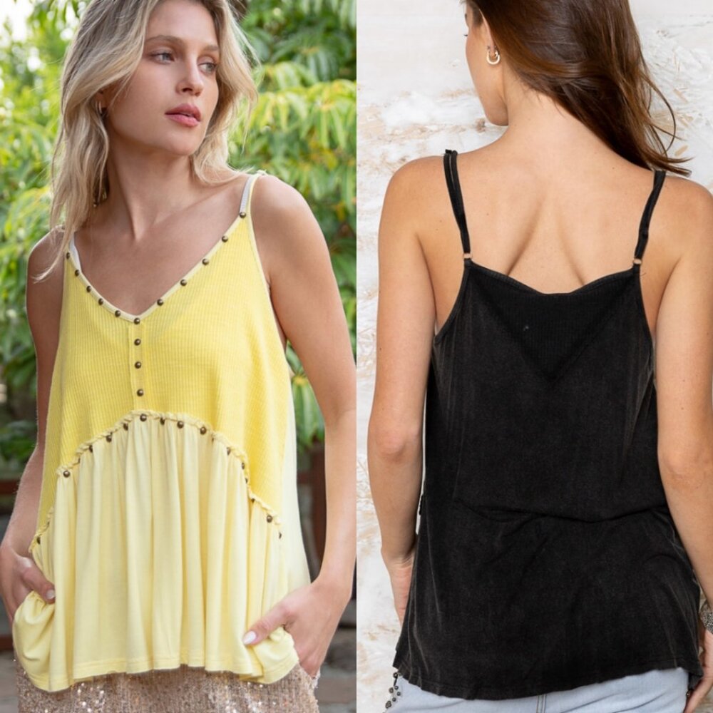 74551    Studded Tank Top - Picture 3 of 3